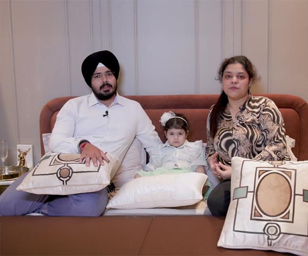  Mr & Mrs Mandeep Singh Saini’s Family