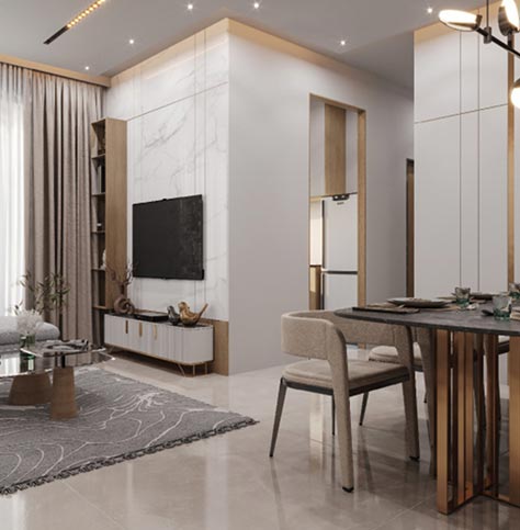 Thoughtfully Curated Living Room