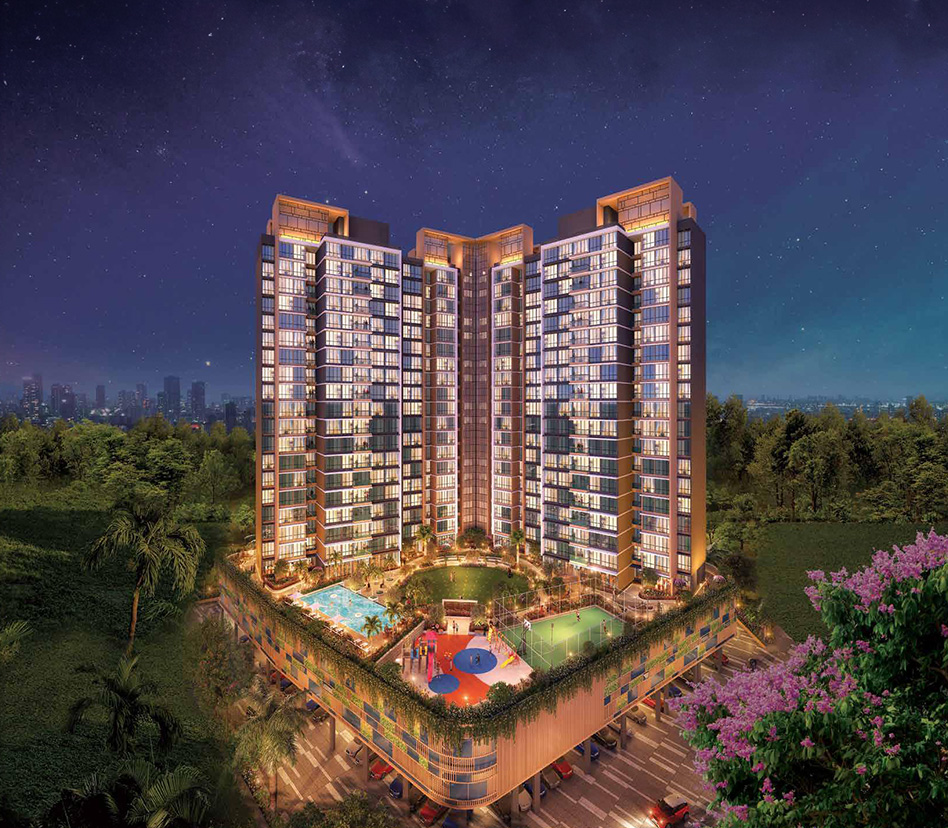Satyam Trinity Towers Elevation